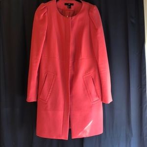 Salmon h&m coat